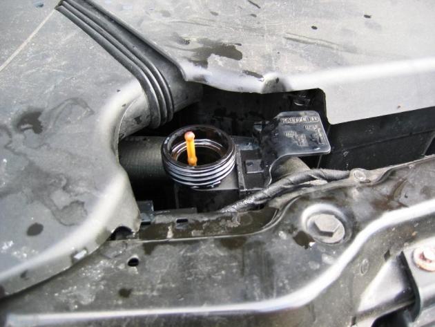 Water level indicator in the Radiator